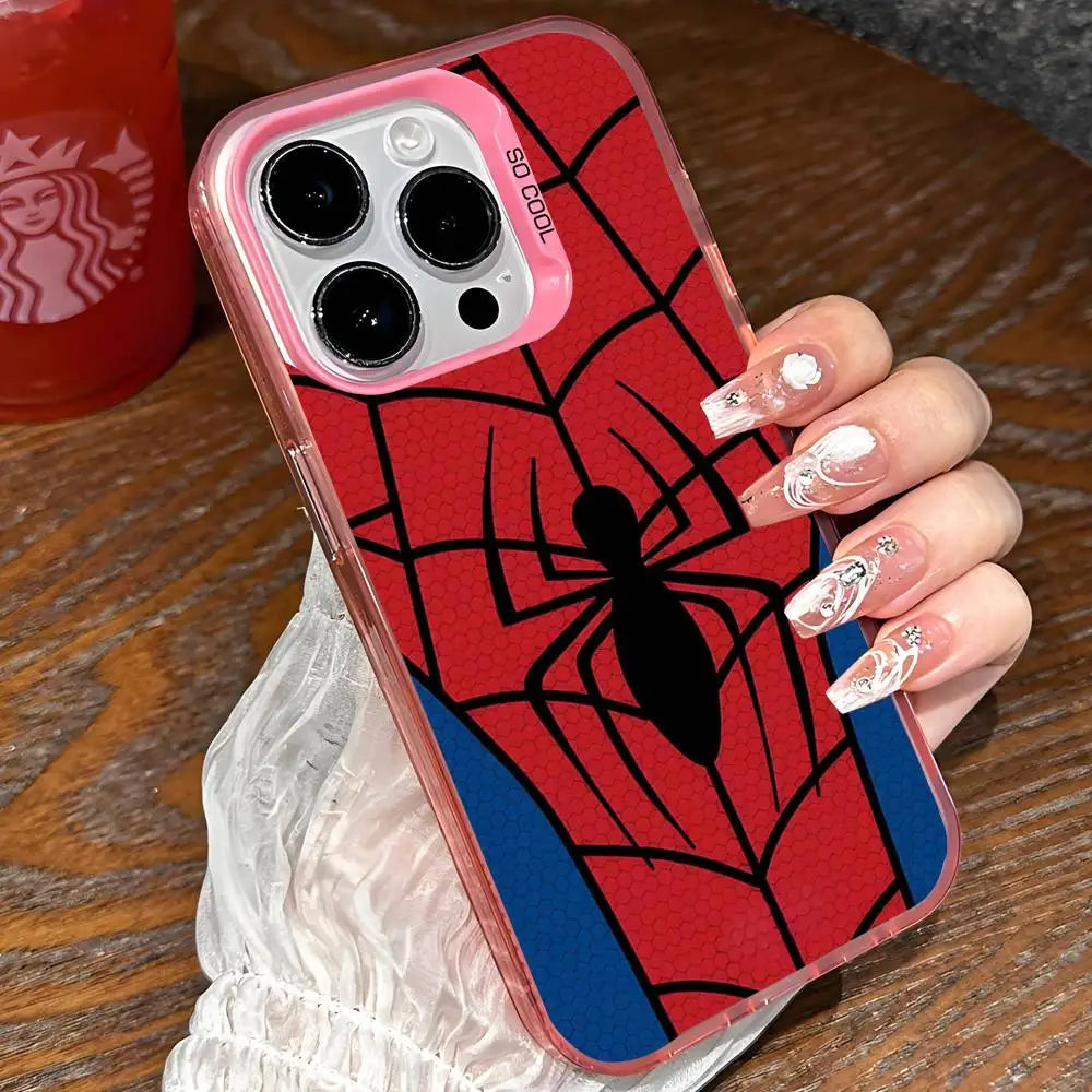 Coque de téléphone Spider-Man Anime pour iPhone