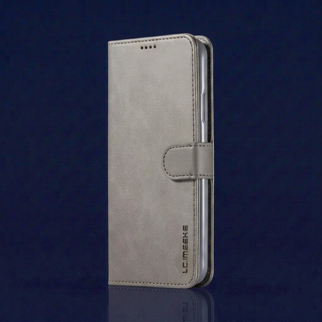 Coque portefeuille en cuir pour iPhone LC.IMEEKE